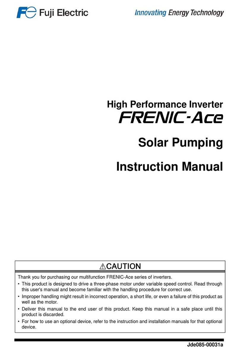 Fuji Electric Frenic-Sce instruction manual