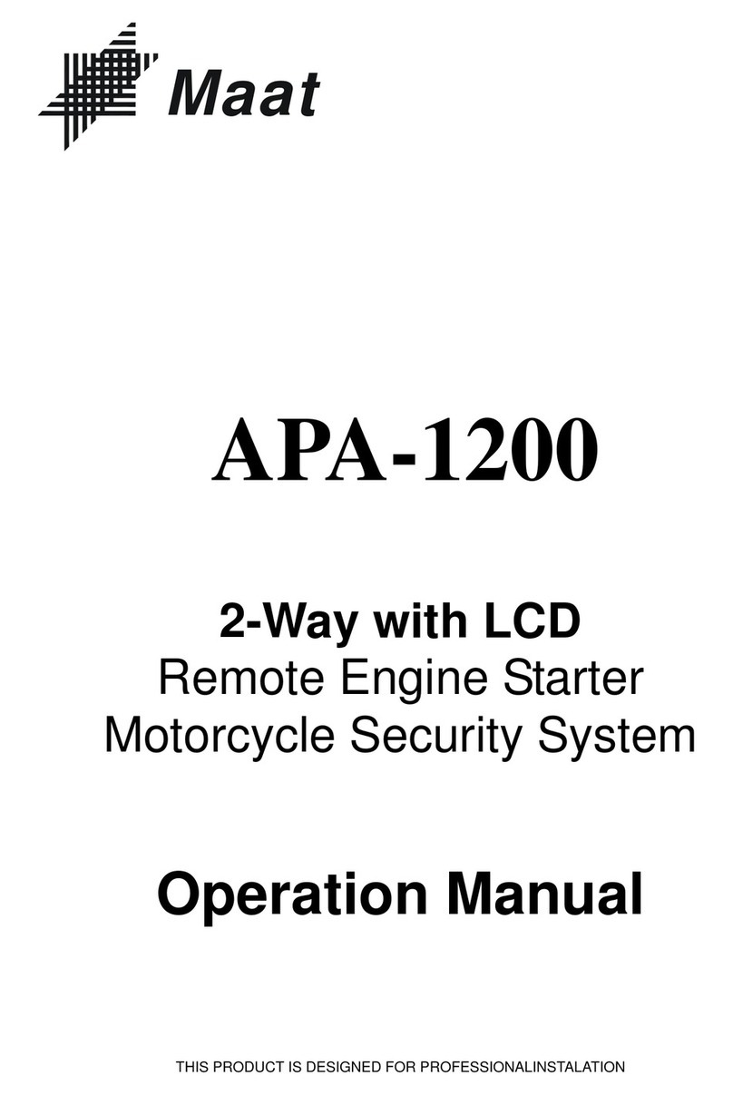 Maat APA-1200 Operation manual