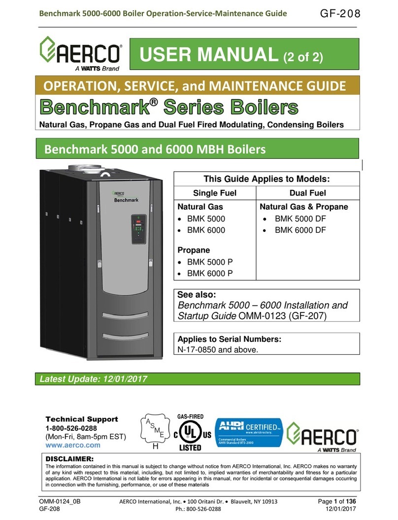 AER Benchmark BMK 5000 User manual