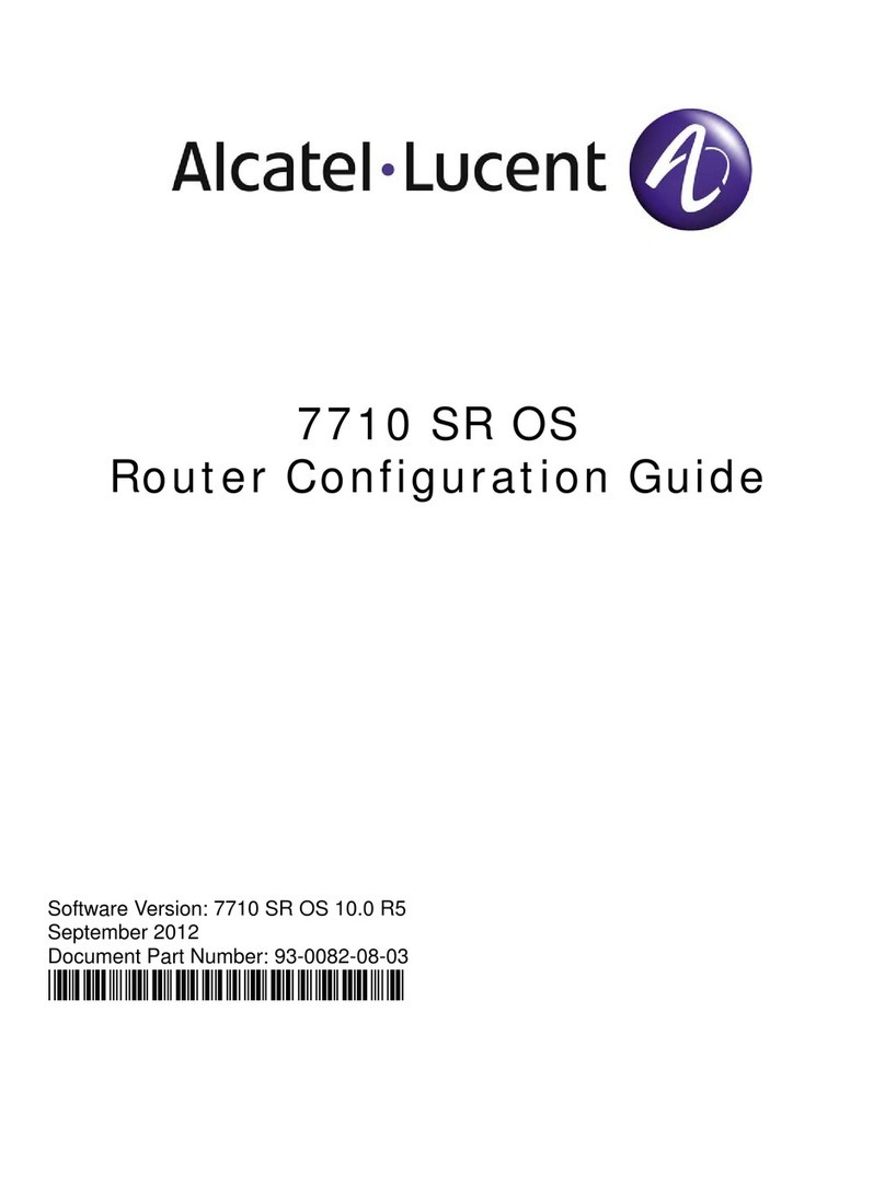 Alcatel-Lucent 7710 SR OS Configuration guide