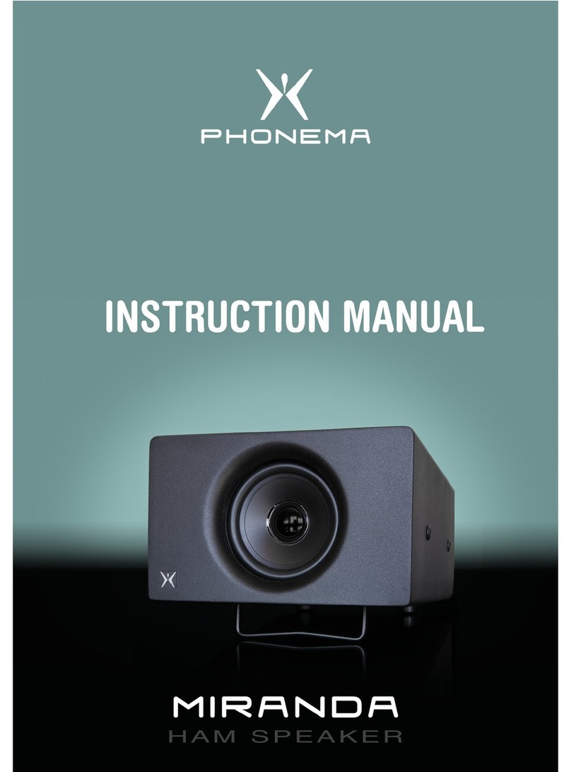 Phonema Miranda instruction manual