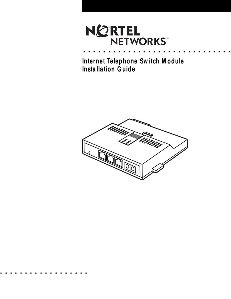 Nortel i2004 User manual