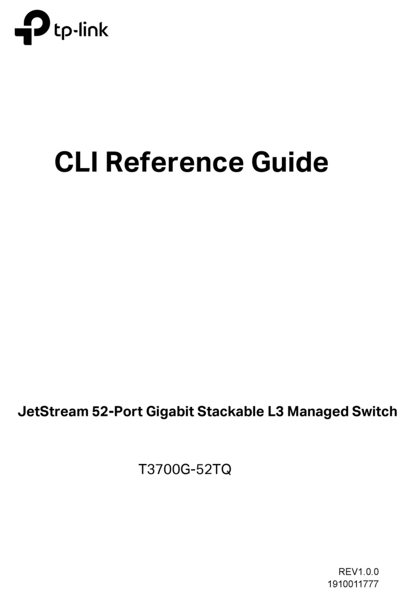 TP-Link JetStream T3700G-52TQ Instruction Manual TP-Link JetStream T3700G-52TQ Instruction Manual