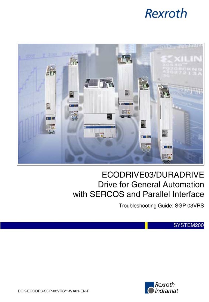 REXROTH ECODRIVE03 User manual