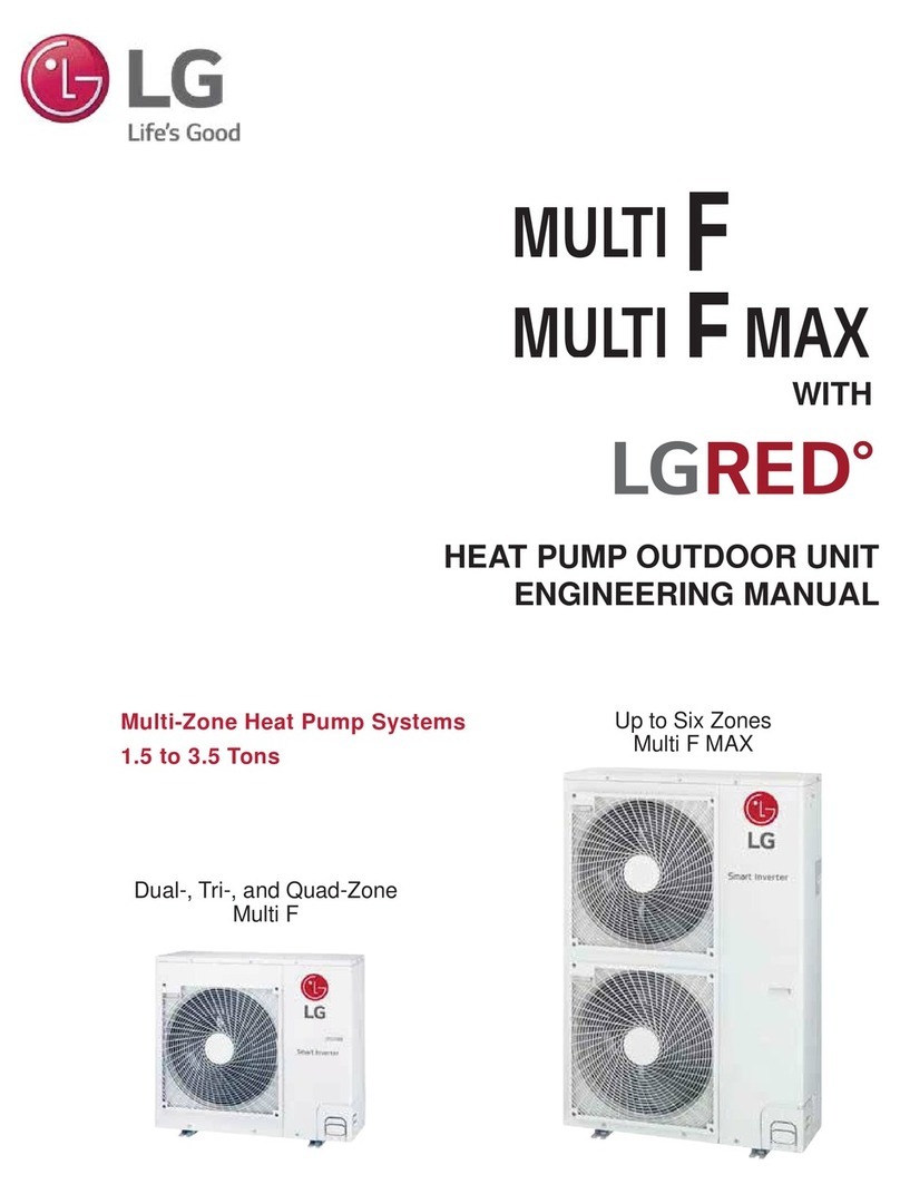 LG MULTI F MAX Installation and operation manual