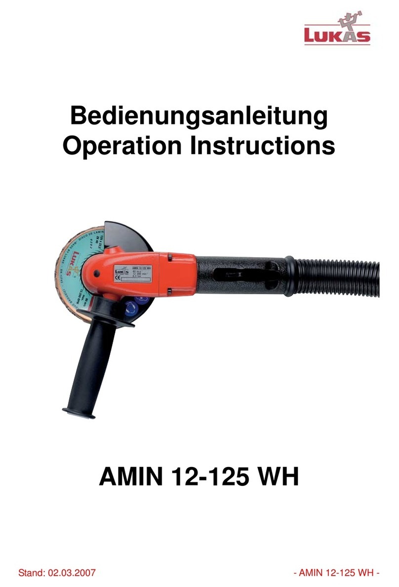 Lukas AMIN 12-125 WH Operation instructions
