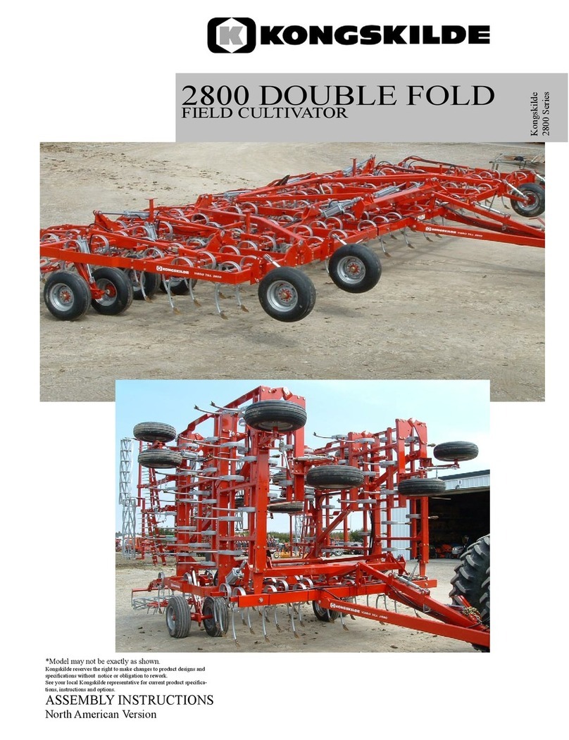 Kongskilde 2800 SERIES User manual