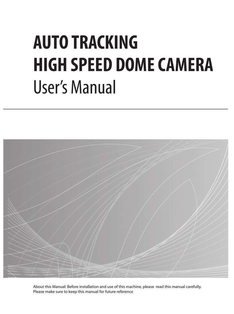 DH-Vision Auto-tracking High Speed Dome Camera user manual