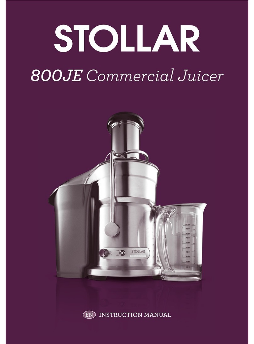 Stollar 800JE instruction manual