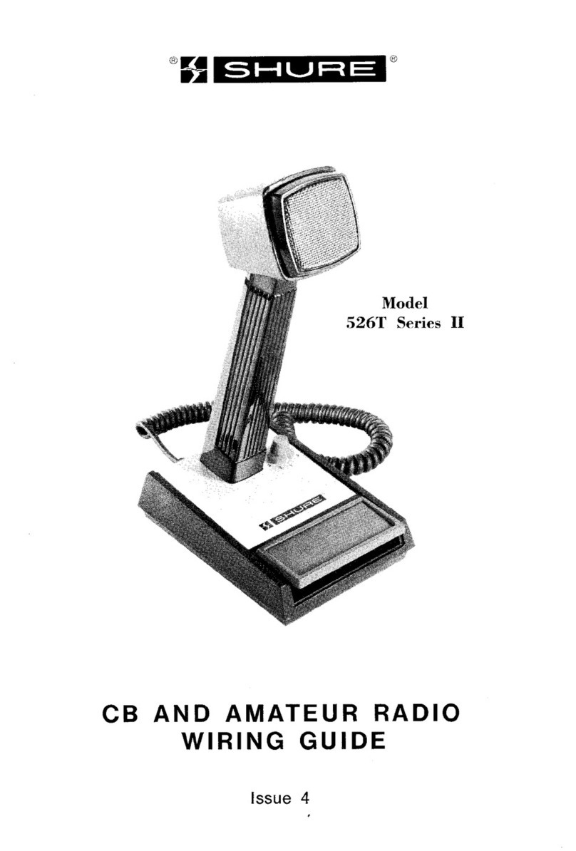 Shure 526T Series II Super Punch Wiring guide