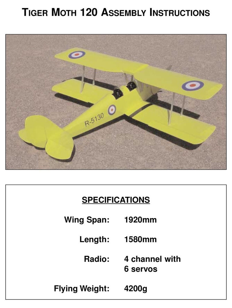 Draneer TIGER MOTH 120 Assembly instructions