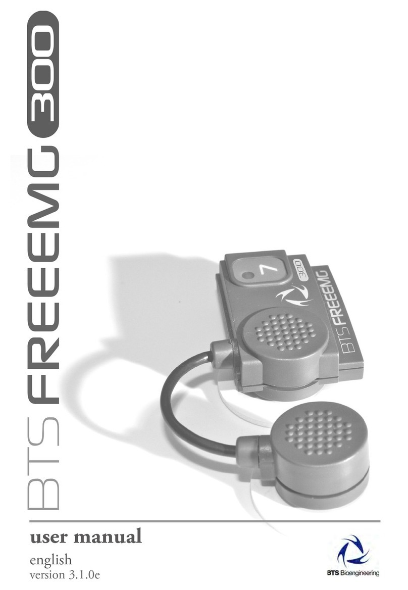 BTS FREEEMG 300 User manual