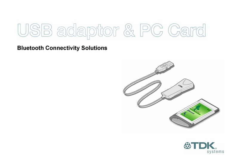 TDK bluetooth usb adapter user manual