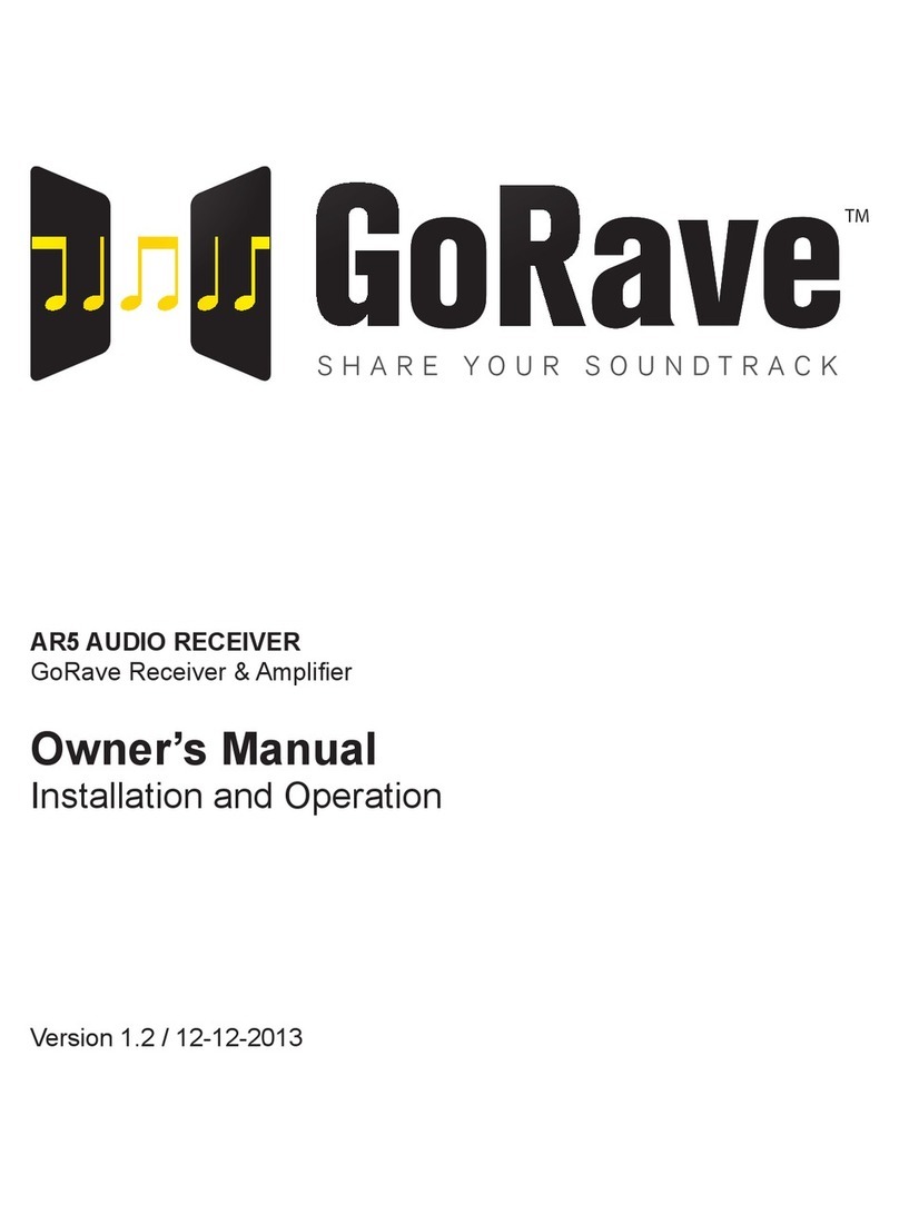 GoRave AR5 User manual