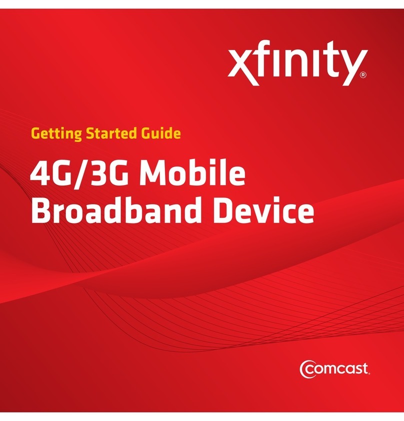 Franklin Wireless xfinity U600 User manual
