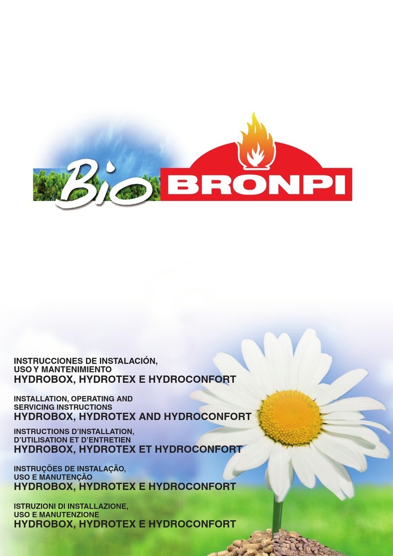 Bio Bronpi HYDROBOX Installation, operating and servicing instructions