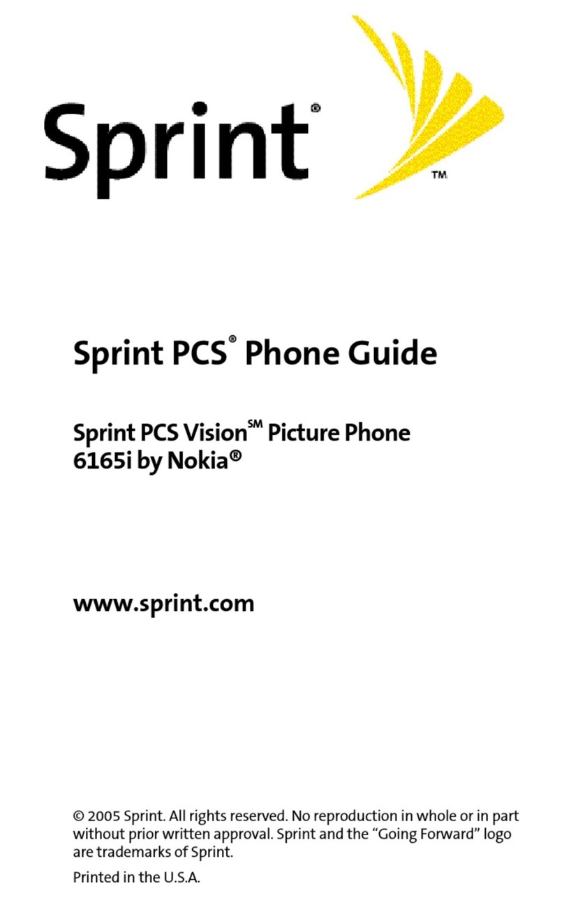 Nokia Sprint PCS User manual
