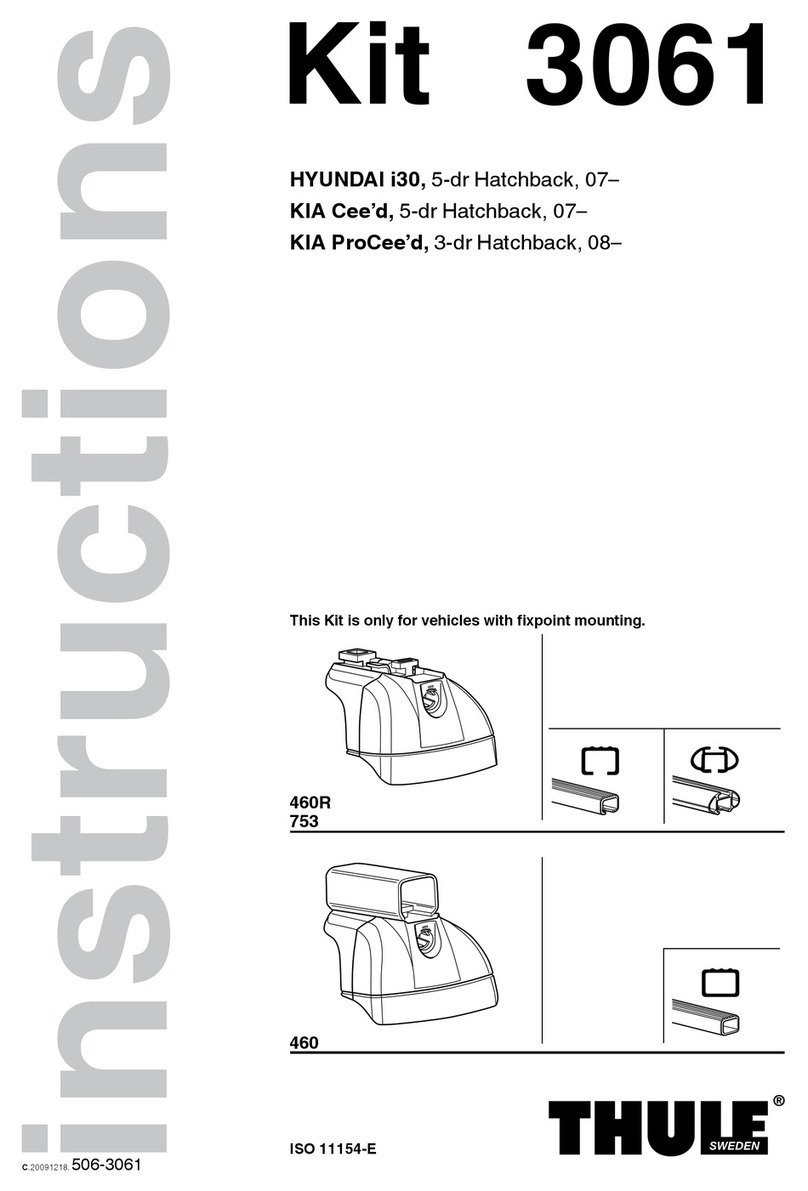 Thule Kit 3061 User manual
