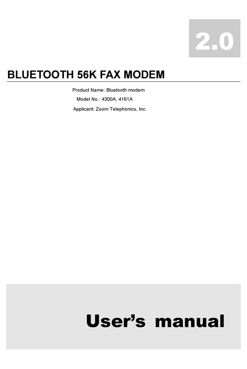 Zoomtak Telephonics 4300A user manual
