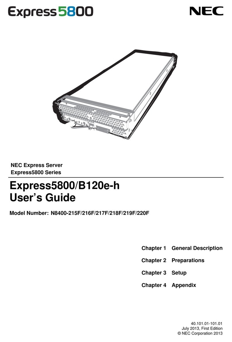 NEC Express5800/B120e-h User manual