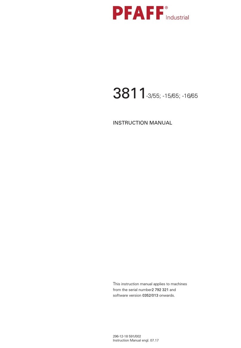 Pfaff 3811-3/55 User manual