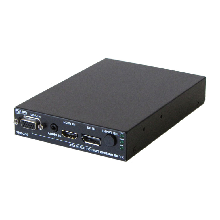 Luxi Electronics THB-350 quick start guide Luxi Electronics THB-350 quick start guide