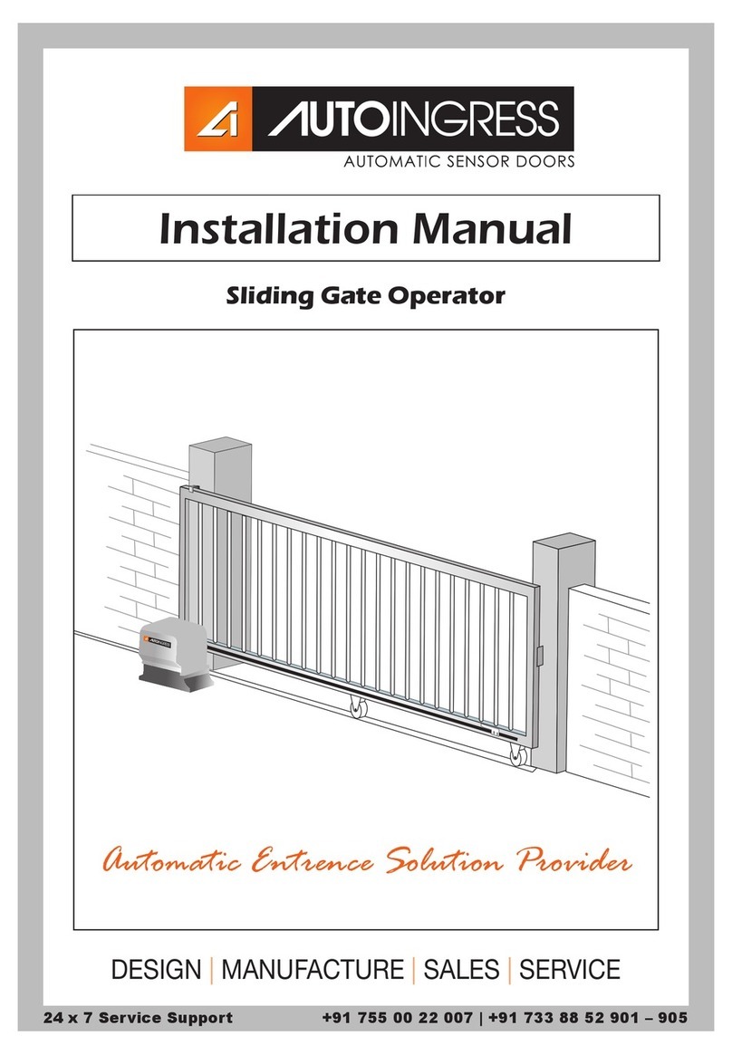 Auto Ingress AI-SLG-800 installation manual