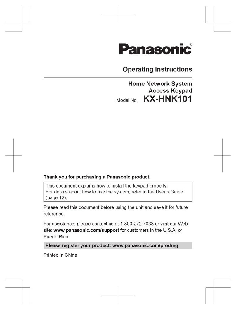 Panasonic KX-HNK101 operating instructions