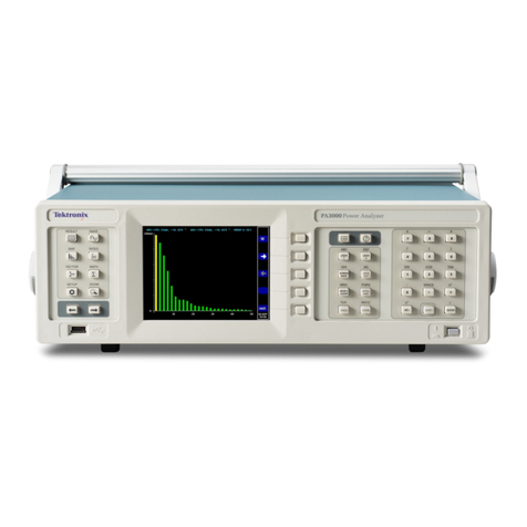 Tektronix PA3000 user manual