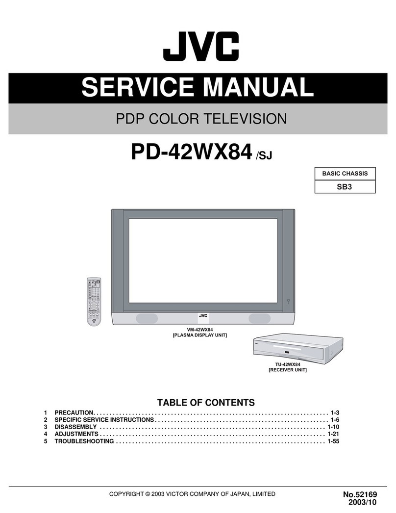 JVC PD-42WX84SJ Service manual