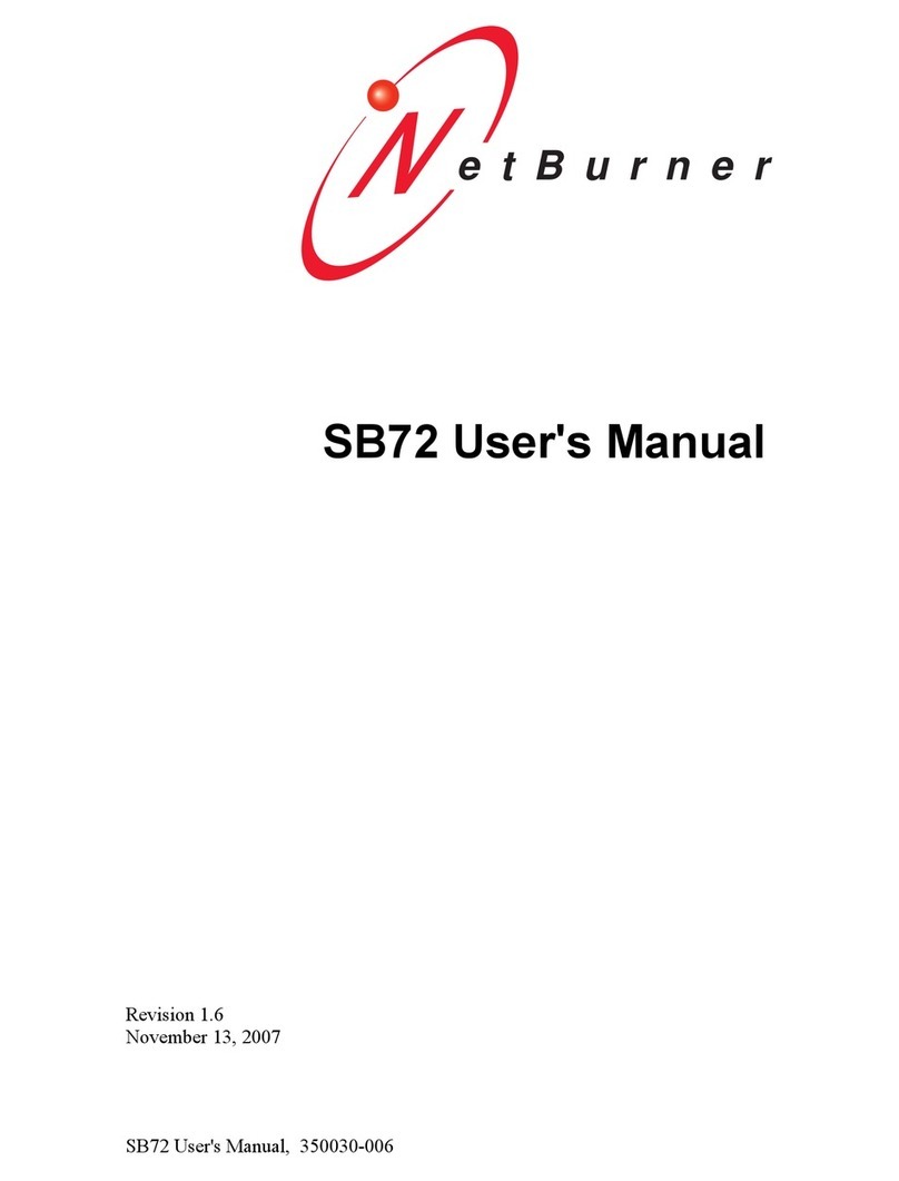 NetBurner SB72 user manual