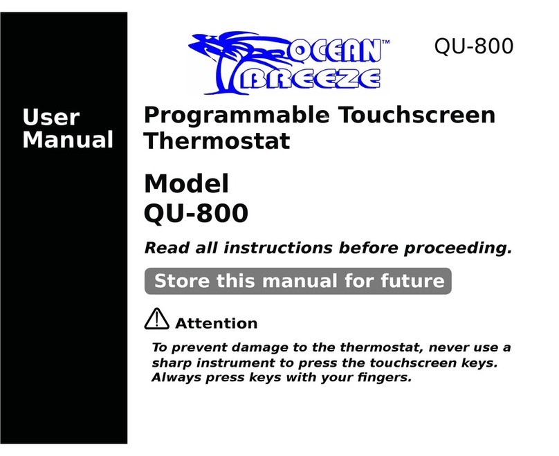Ocean Breeze QU-800 user manual