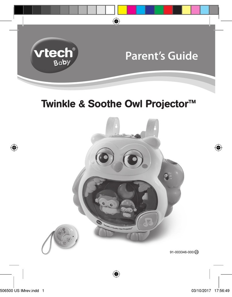 V-tech Twinkle & Soothe Owl Projector Assembly Instructions