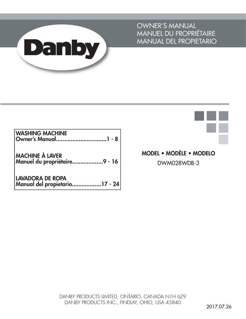 Danby DWM028WDB-3 owner's manual