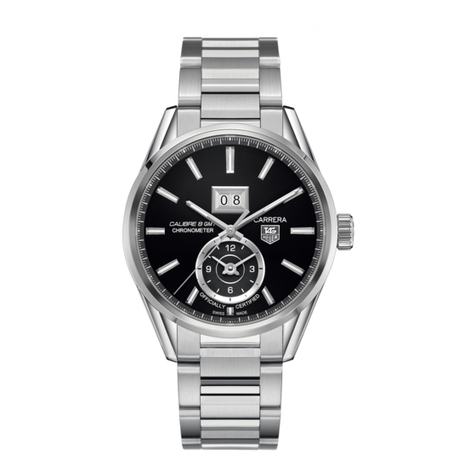 TAG Heuer CALIBRE 8 Instructions and guarantee card
