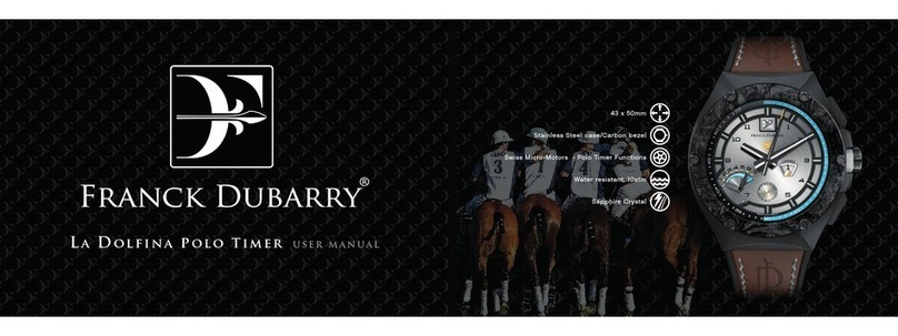 Franck Dubarry La Dolfina Polo Timer user manual