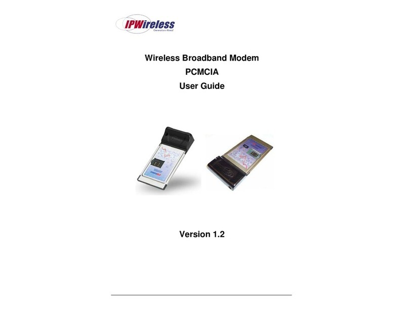 IP Wireless PCMCIA user guide
