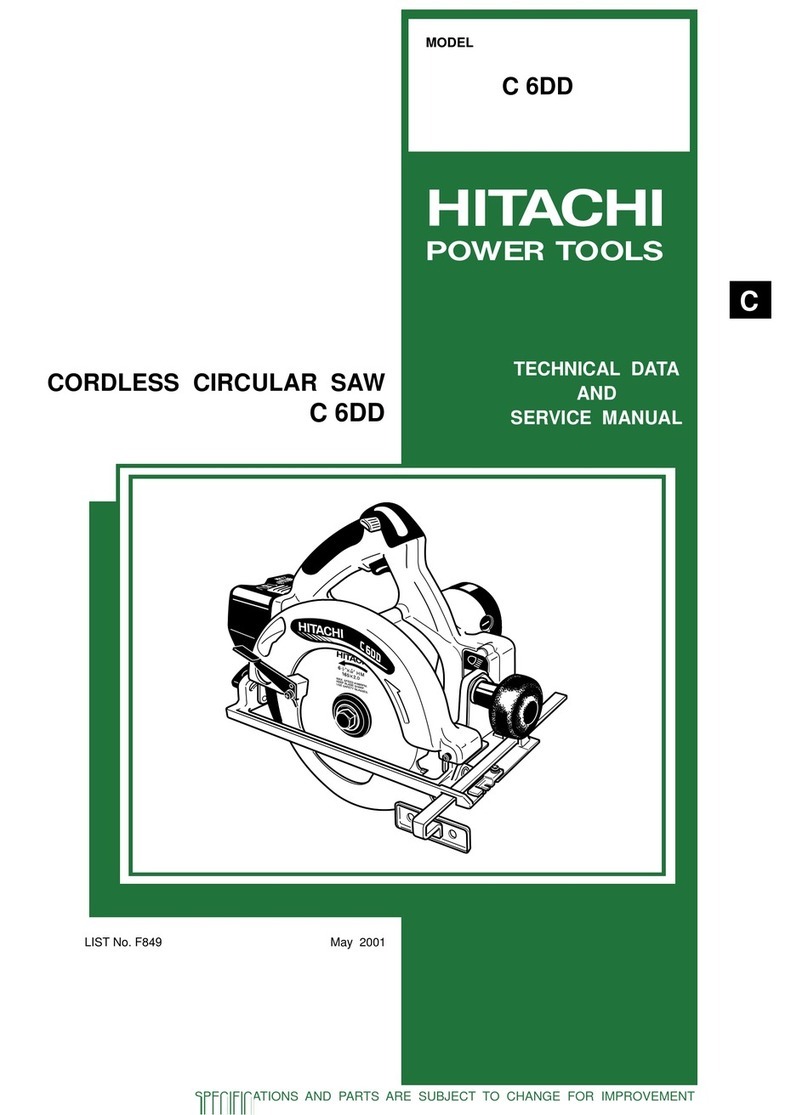 Hitachi C 6DD Manual
