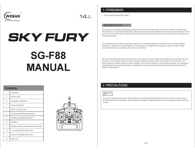 Wecan SKY FURY SG-F88 manual
