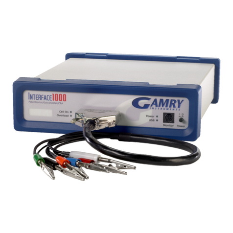 Gamry Interface 1000 Operator's manual