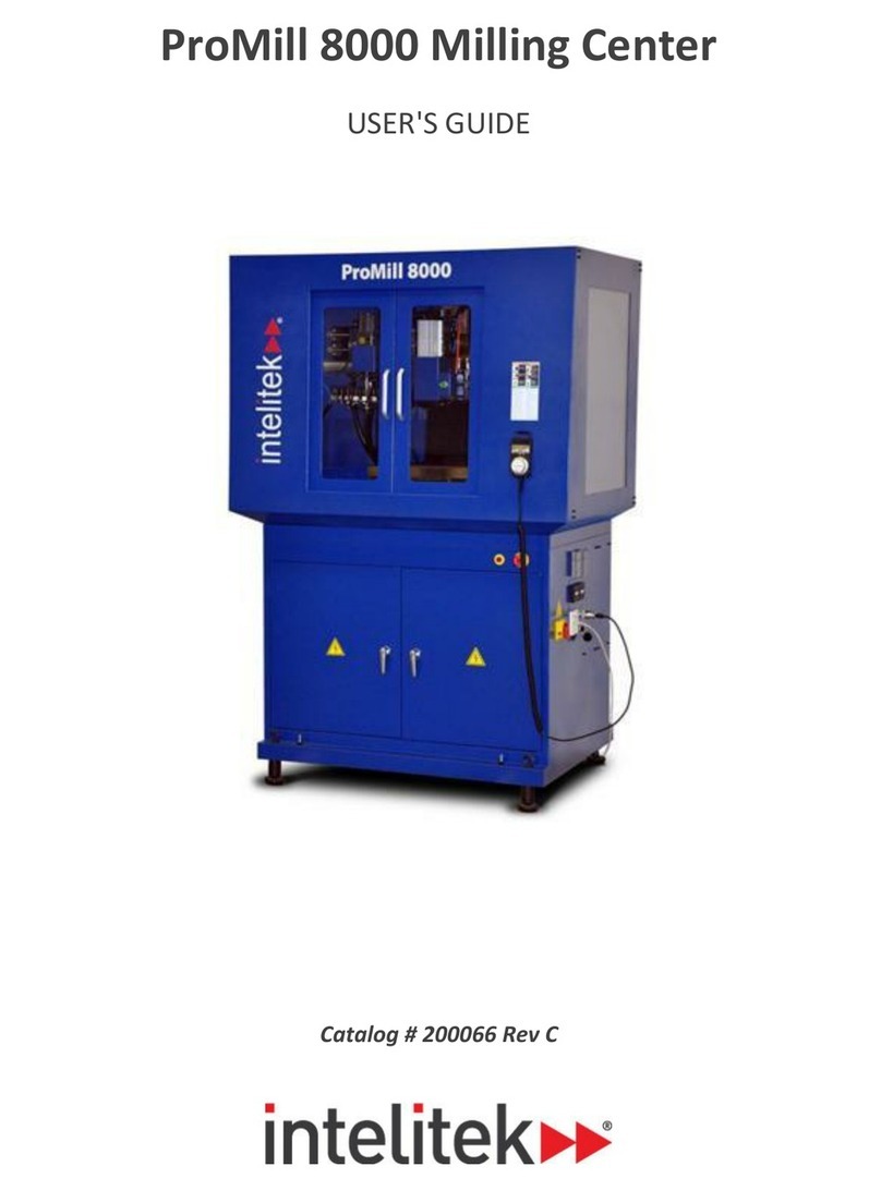 Intelitek ProMill 8000 user guide
