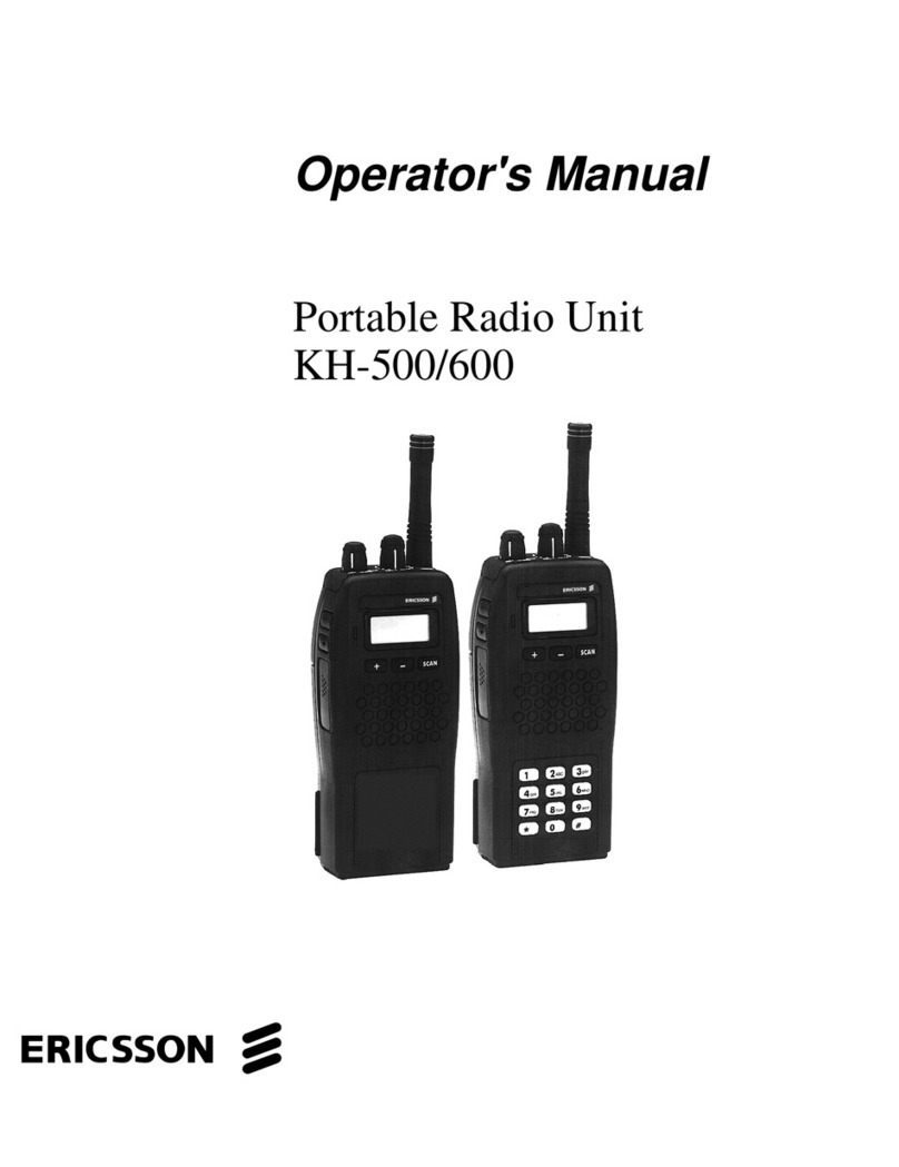 Ericsson KH-600 Operator's manual
