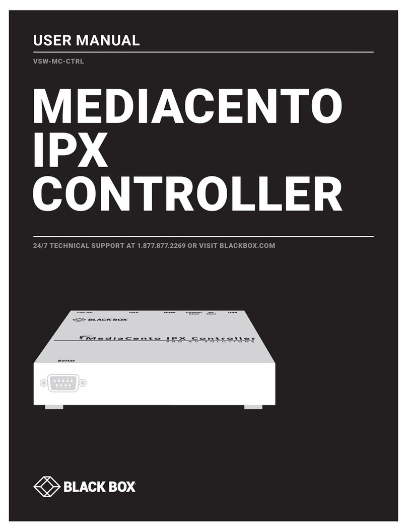 Black Box MEDIACENTO VSW-MC-CTRL User manual