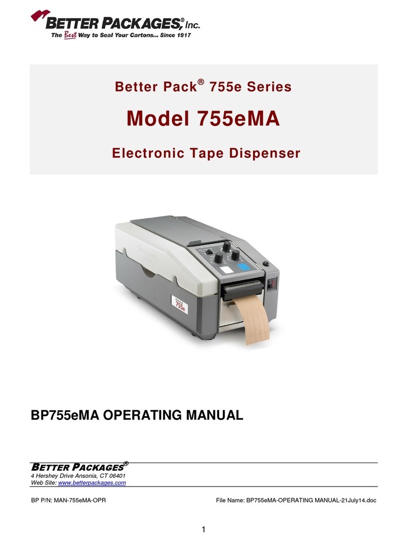 Better Packages Better Pack 755eMA operating manual Better Packages Better Pack 755eMA operating manual