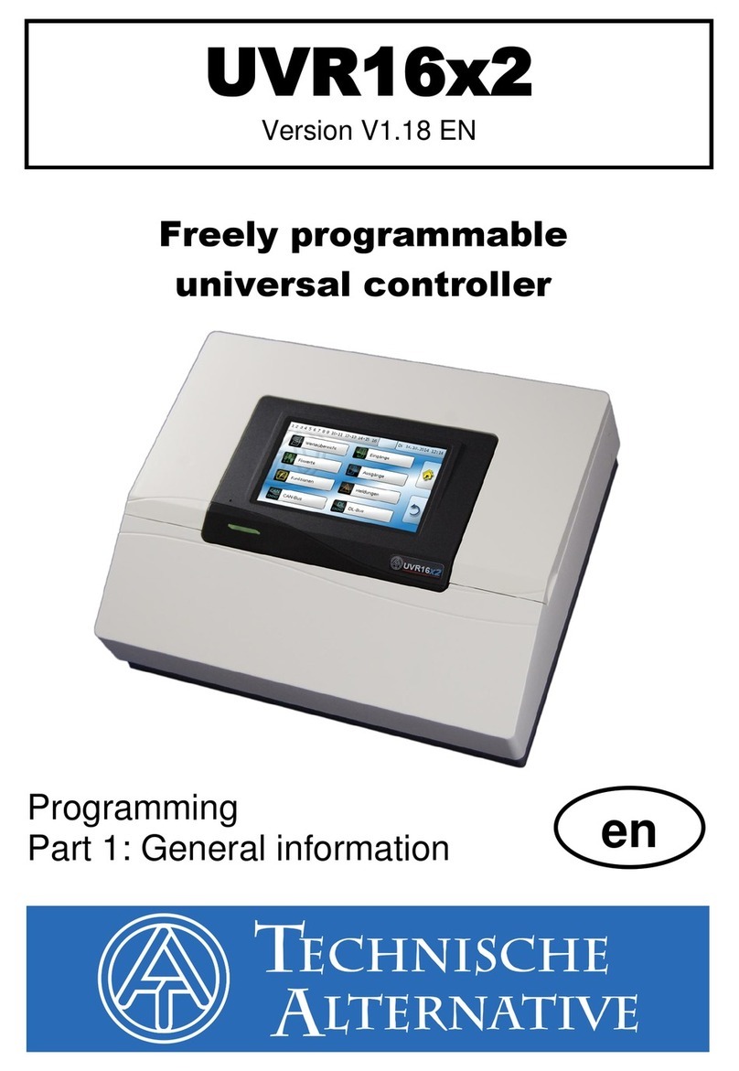 Technische Alternative UVR16x2***-D Programming guide