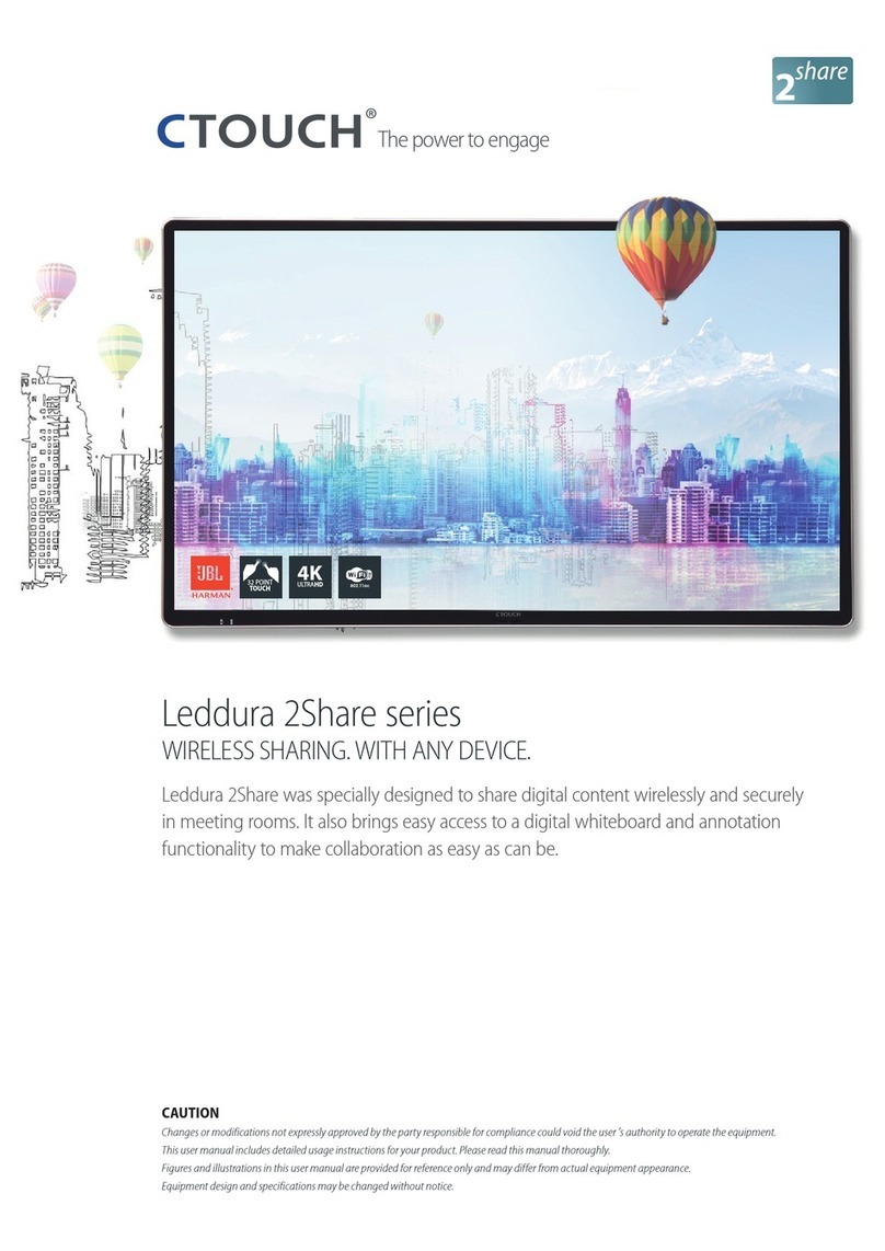 Ctouch Leddura 2Share series User manual Ctouch Leddura 2Share series User manual