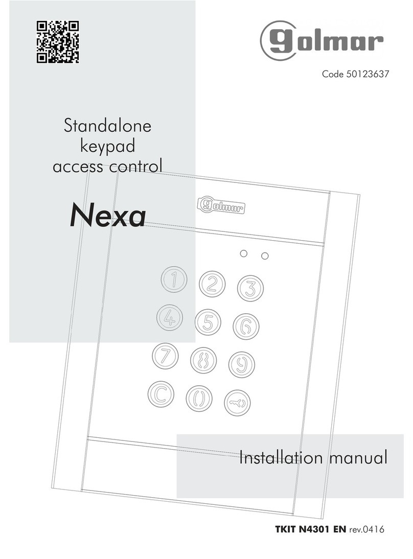 golmar Nexa installation manual