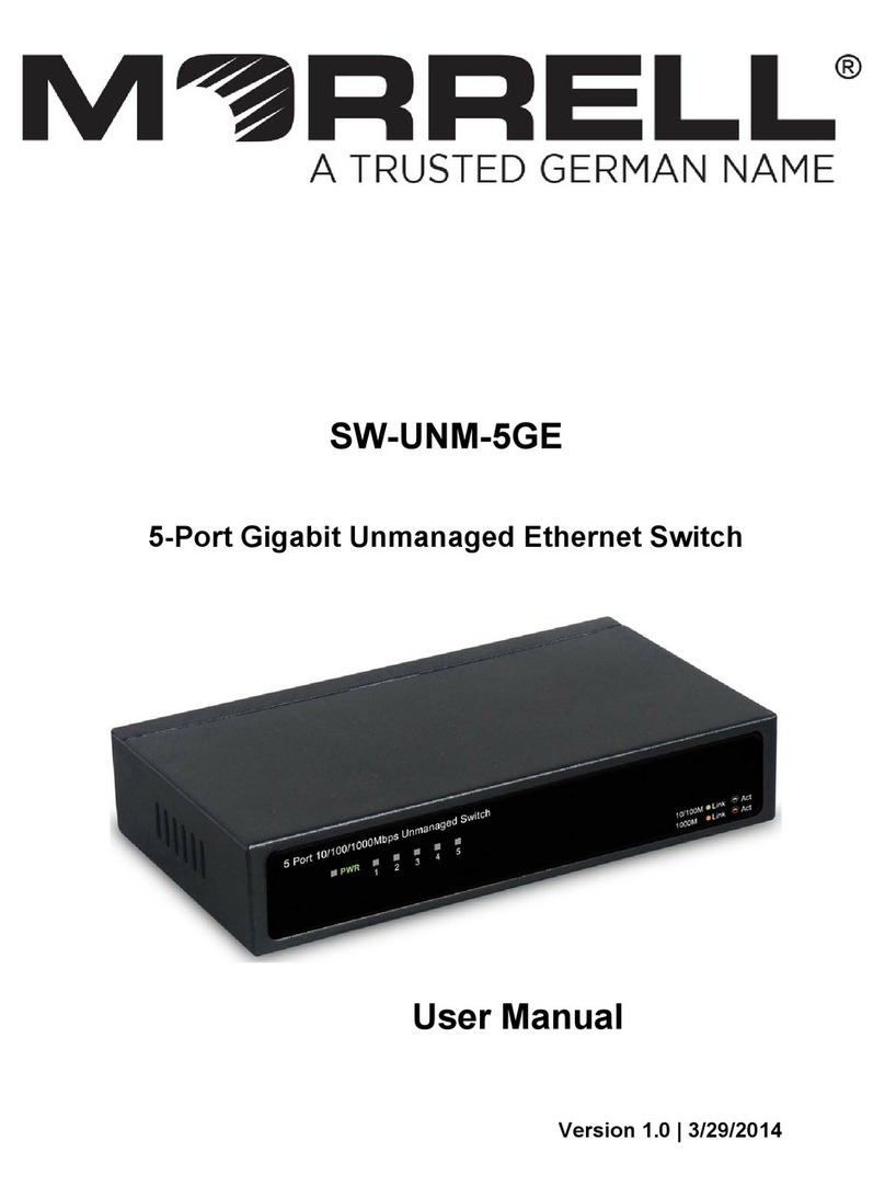 Morrell SW-UNM-5GE User manual