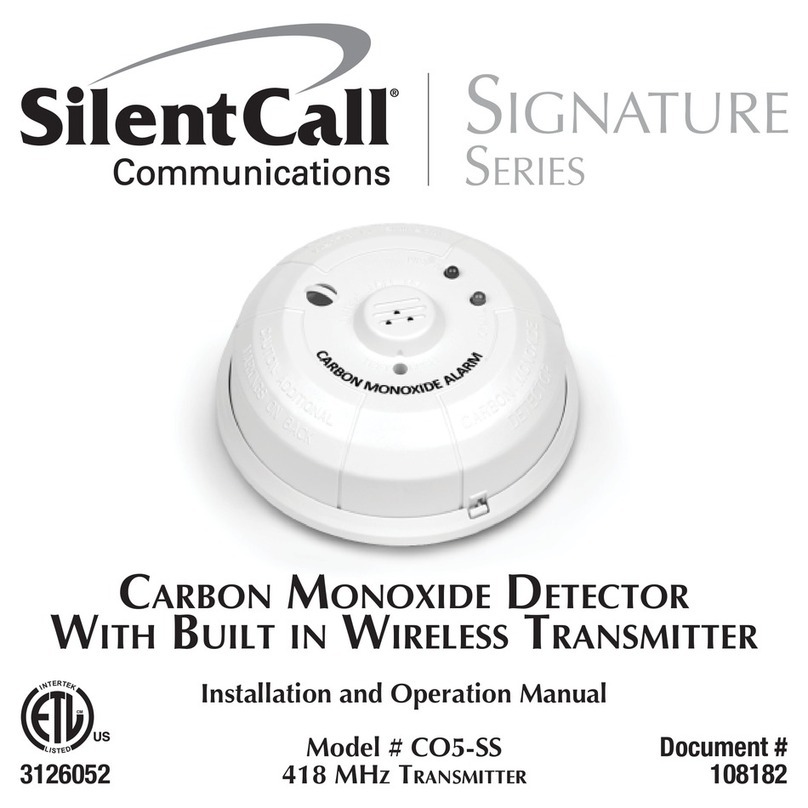 Silent Call Communications CO5-SS Installation and operation manual