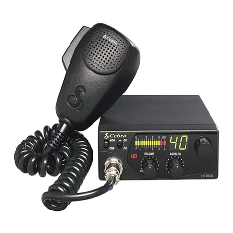 Cobra 19 DX III User manual